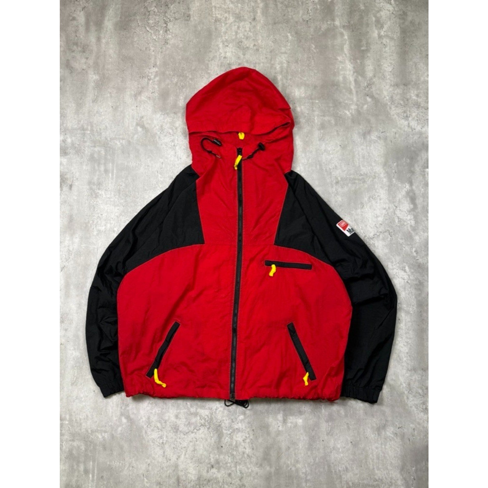 Vintage Marlboro Adventure Team Full Zip Nylon Windbreaker Jacket Size Large