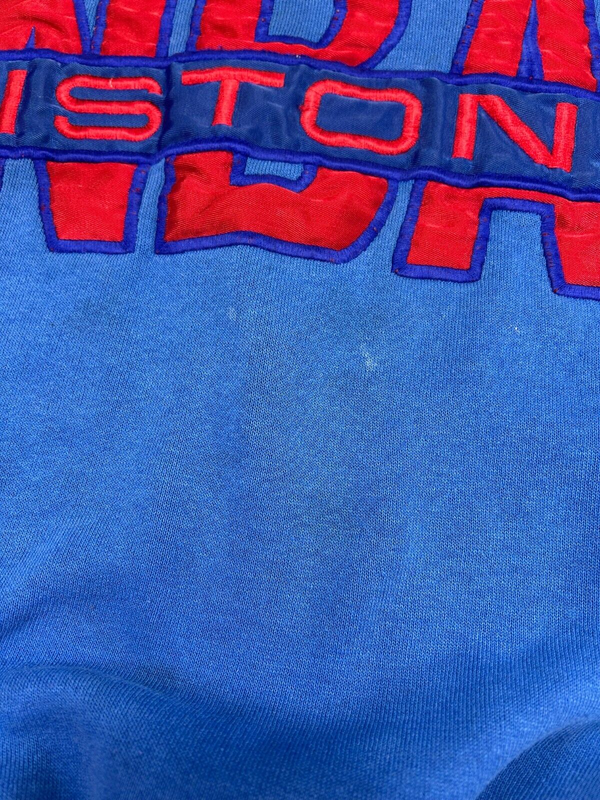 Vintage 90s Detroit Pistons NBA Embroidered Logo Sweatshirt Size XL