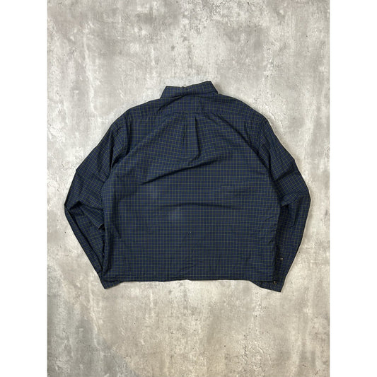 Vintage Polo Ralph Lauren Embroidered Pony Reworked Cropped Button Up Shirt XL