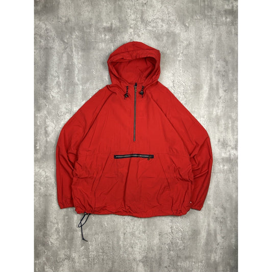 Vintage Woolrich 1/2 Zip Pullover Nylon Anorak Jacket Size 2XL