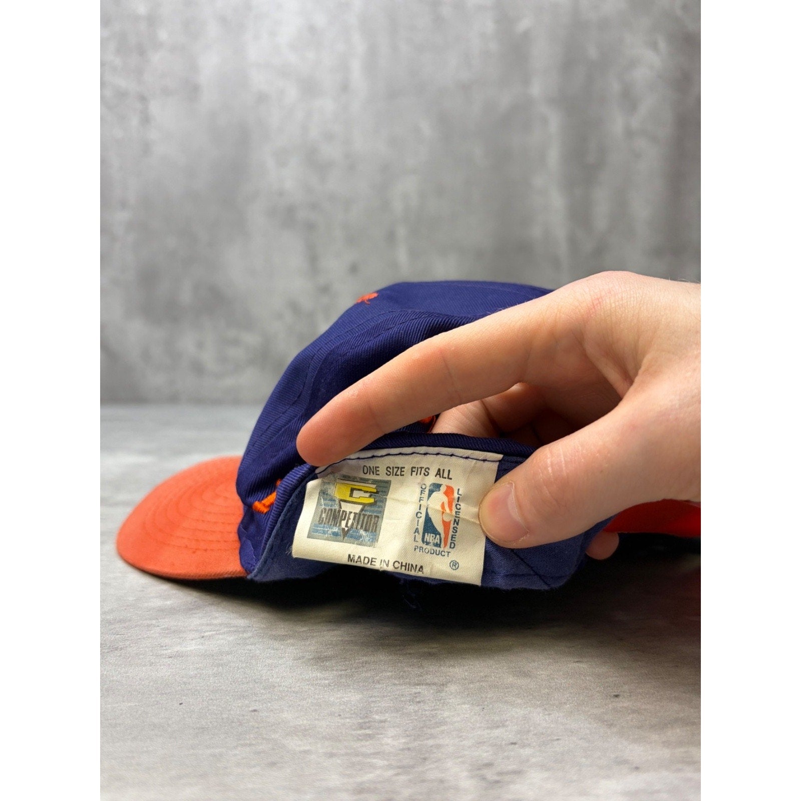 Vintage 90s Phoenix Suns NBA Embroidered Logo Basketball Snapback Hat OSFA