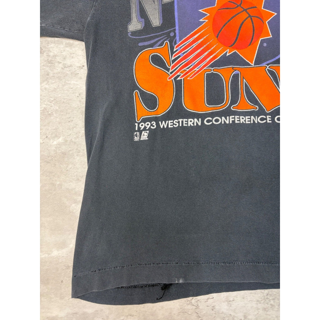 1993 Phoenix Suns NBA Western Conference Champs Graphic T-Shirt Size Medium