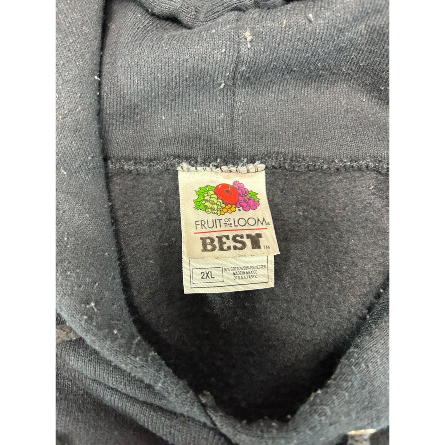 Vintage 90s Ohio State Buckeyes NCAA Graphic Hooded Sweatshirt Size 2XL