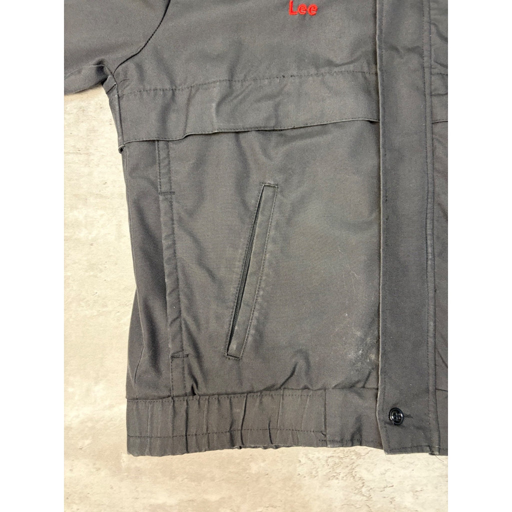 Vintage 80s/90s Budweiser Embroidered Logo Full Zip Bomber Jacket Size XL