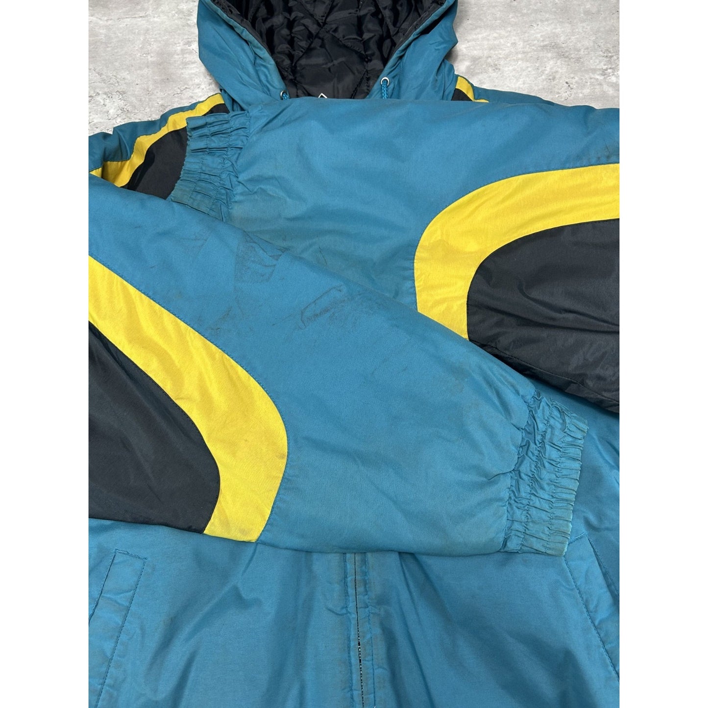 Vintage Jacksonville Jaguars NFL Embroidered Insulated Hooded Jacket Size XL