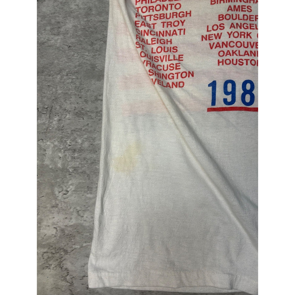 1989 The Rolling Stones North American Tour Rock Music Band T-Shirt Size Medium