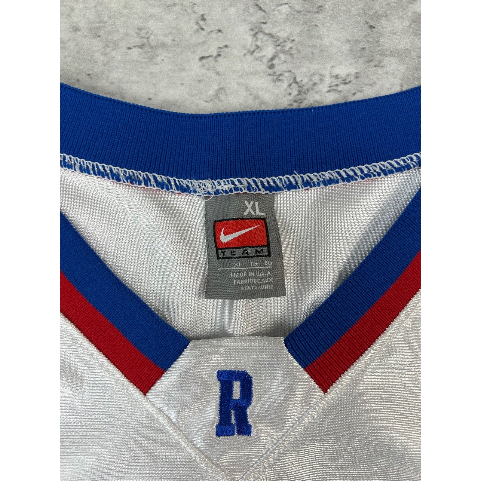Vintage 90s Highland #53 Collegiate Nike Basketball Jersey Size XL
