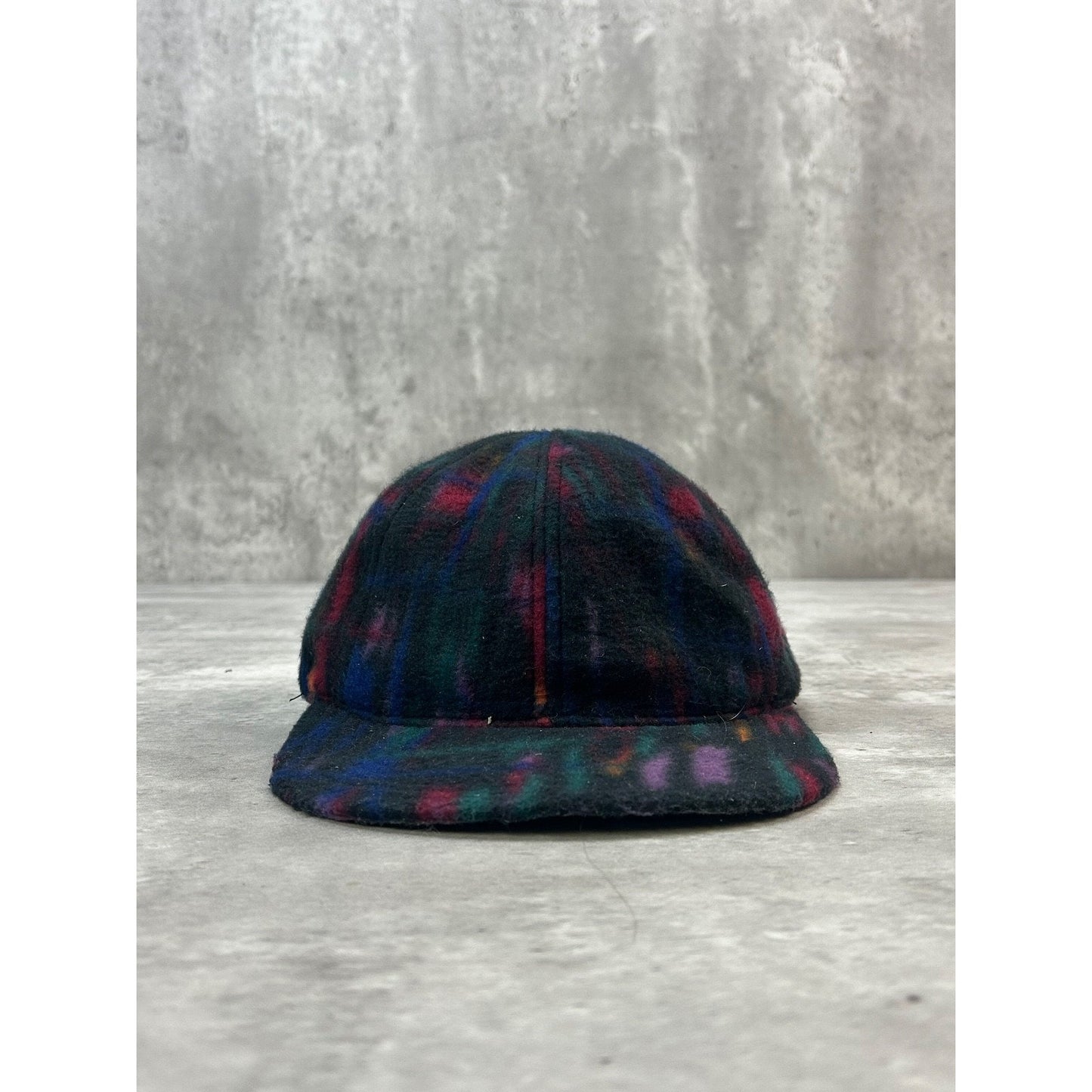 Vintage 90s Nike F.I.T Abstract Fleece Running Strapback Hat OSFA