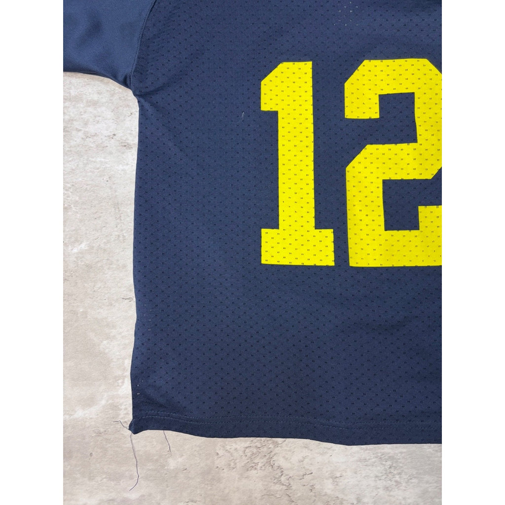 Vintage Michigan Wolverines #12 NCAA Adidas Football Jersey Size Medium YOUTH