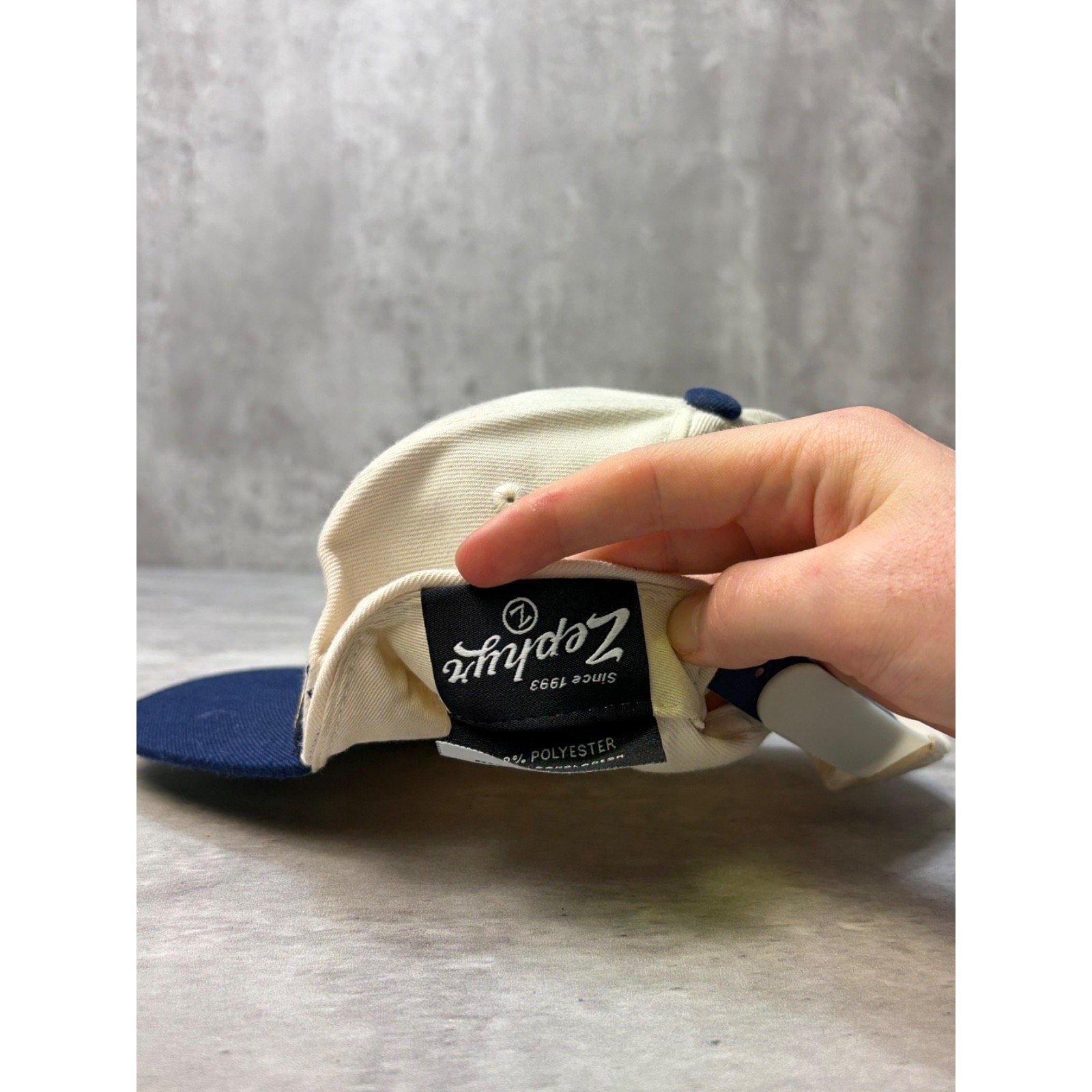 Vintage West Virginia Mountaineers NCAA Zephyr Sharktooth Snapback Hat OSFA