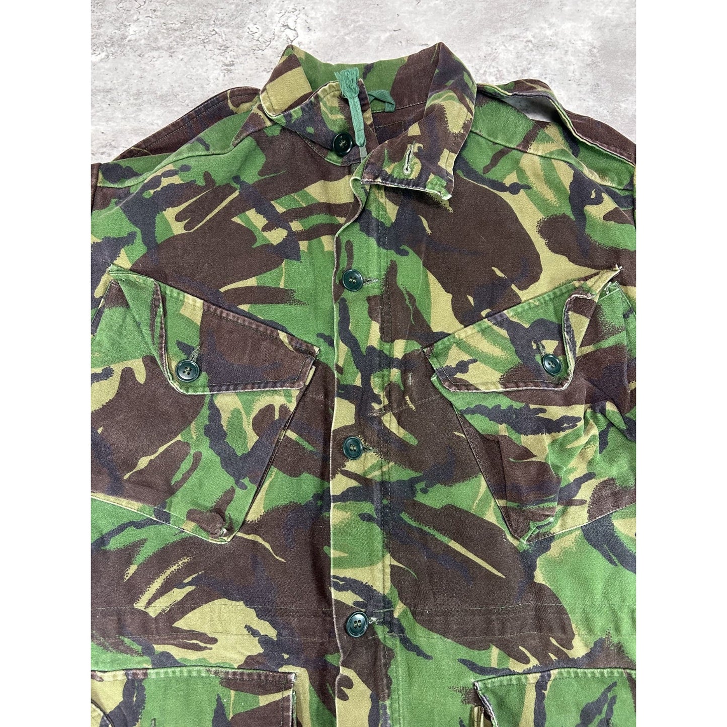Vintage 80s/90s British Military DPM Lizard Camo Smock Jacket Size Large