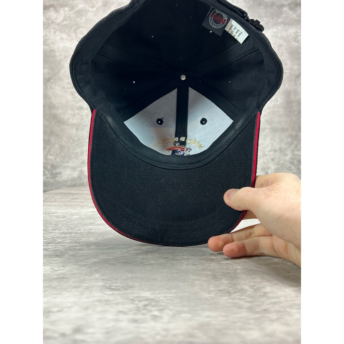 Vintage Guinness Embroidered Toucan Beer Promo Spellout Strapback Hat OSFA