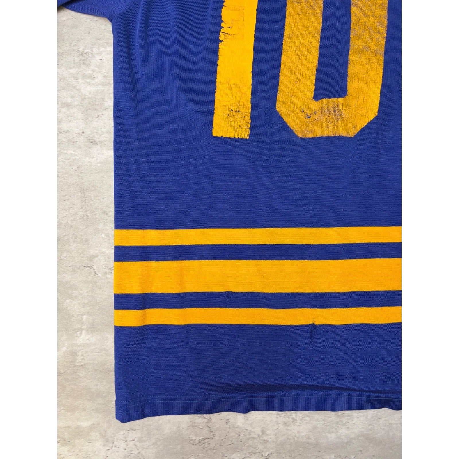 Vintage 70s/80s 69ers Stitched Two Tone Hockey Jersey Size XL