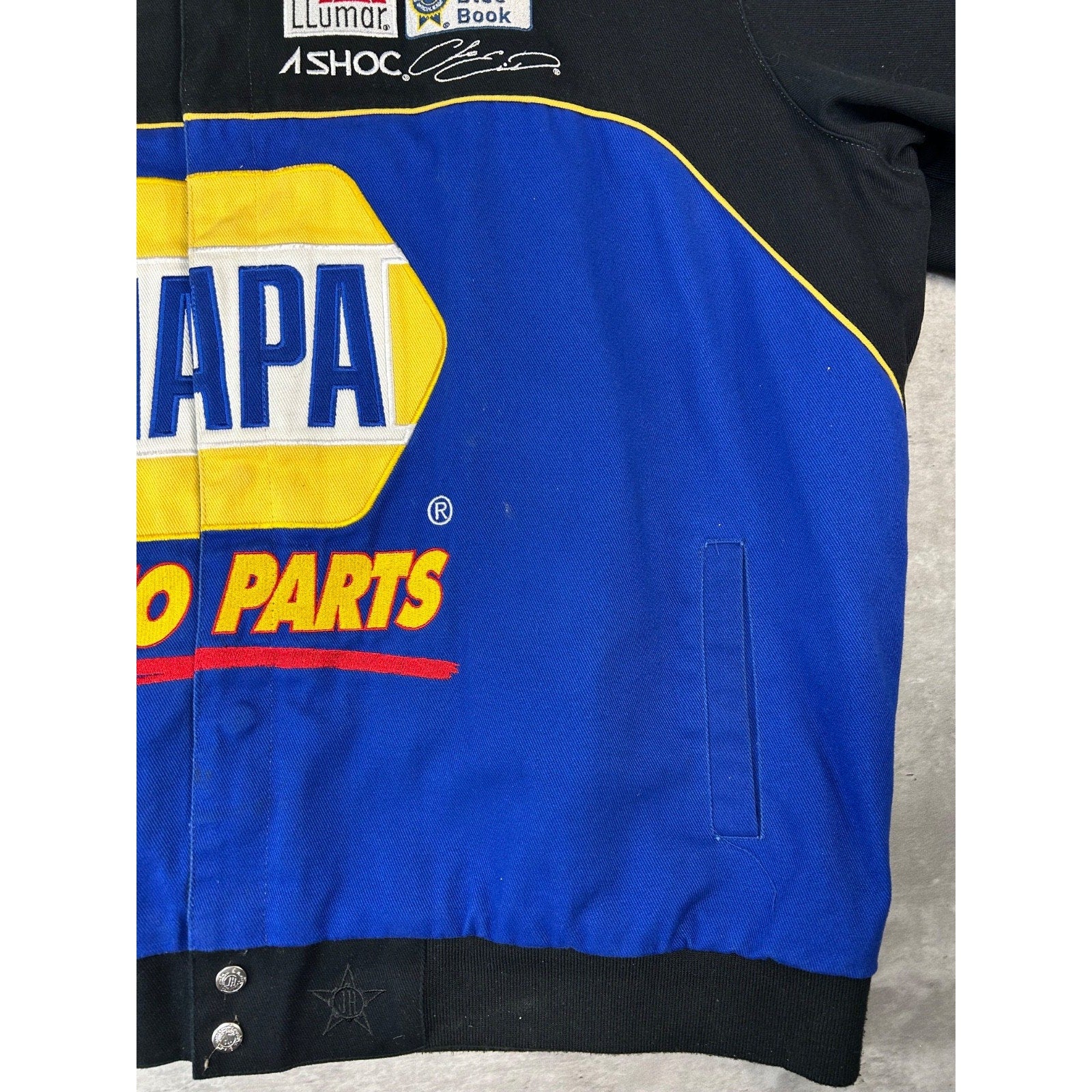 Vintage Chase Elliot Napa Racing Embroidered Nascar Race Jacket Size 3XL