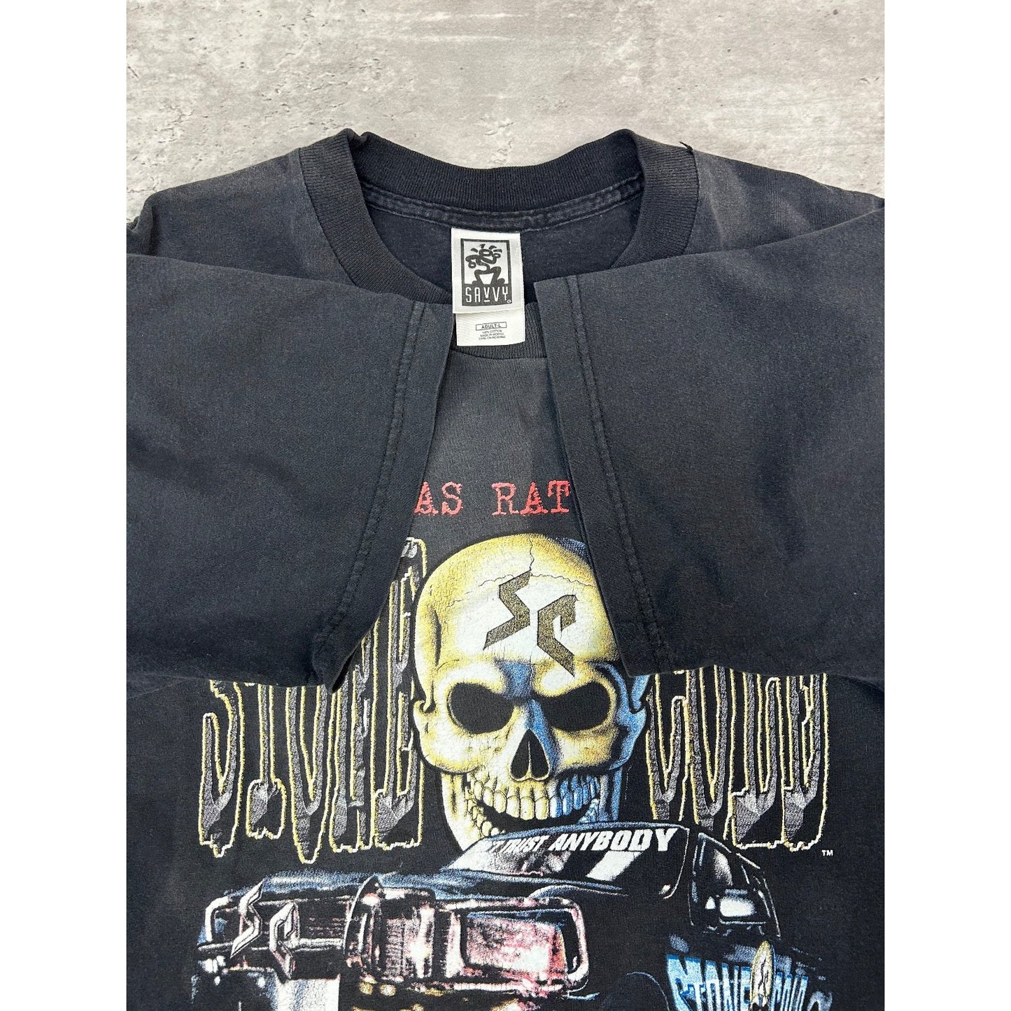 Vintage 1999 WWF Stone Cold The Texaas Rattlesnake T-Shirt Size Large