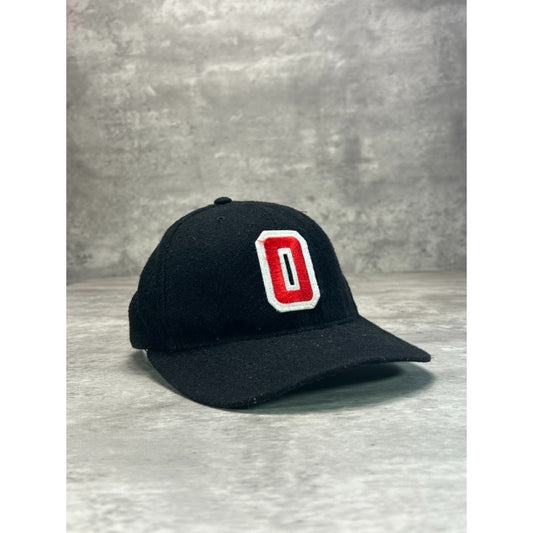 Vintage 90s Ohio State Buckeyes NCAA Embroidered Patch Logo Snapback Hat OSFA