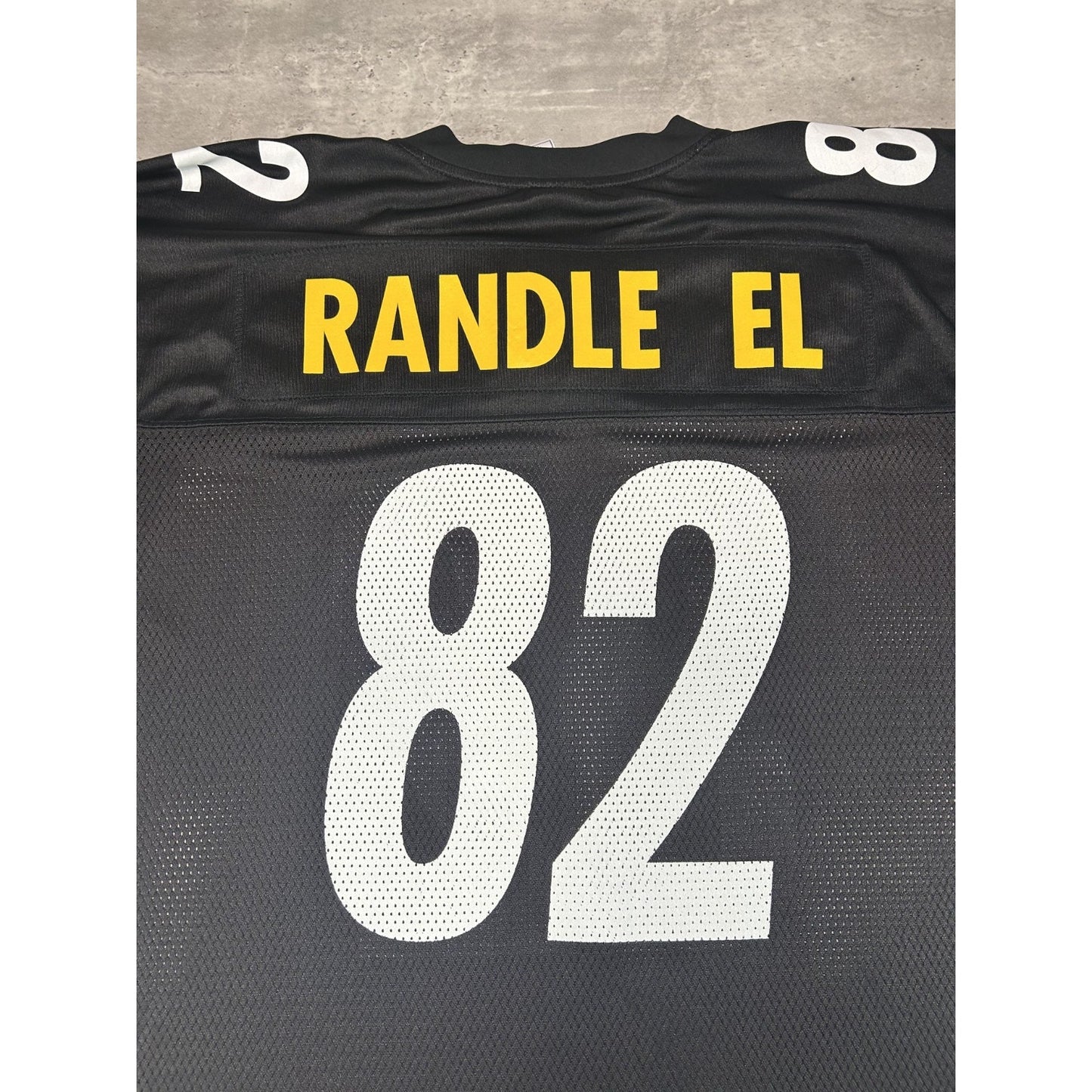 Vintage Antwaan Randle El Pittsburgh Steelers NFL Reebok Jersey Size XL Black