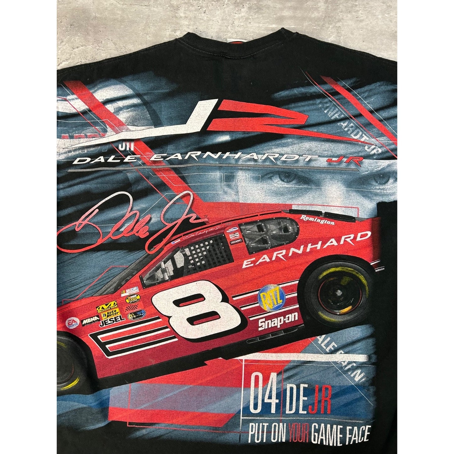 VTG Dale earnhardt Jr #8 Nascar Budweiser Racing All Over Print T-Shirt Size XL