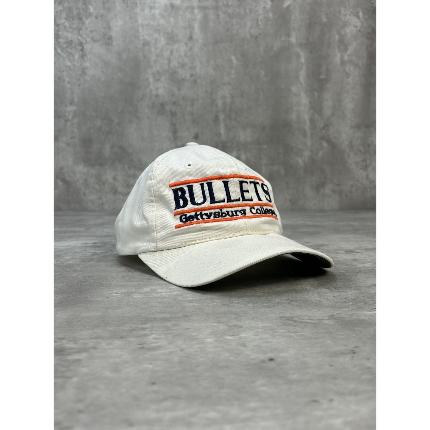VTG 90s Gettysburg College Bullets NCAA Embroidered Spellout Snapback Hat OSFA