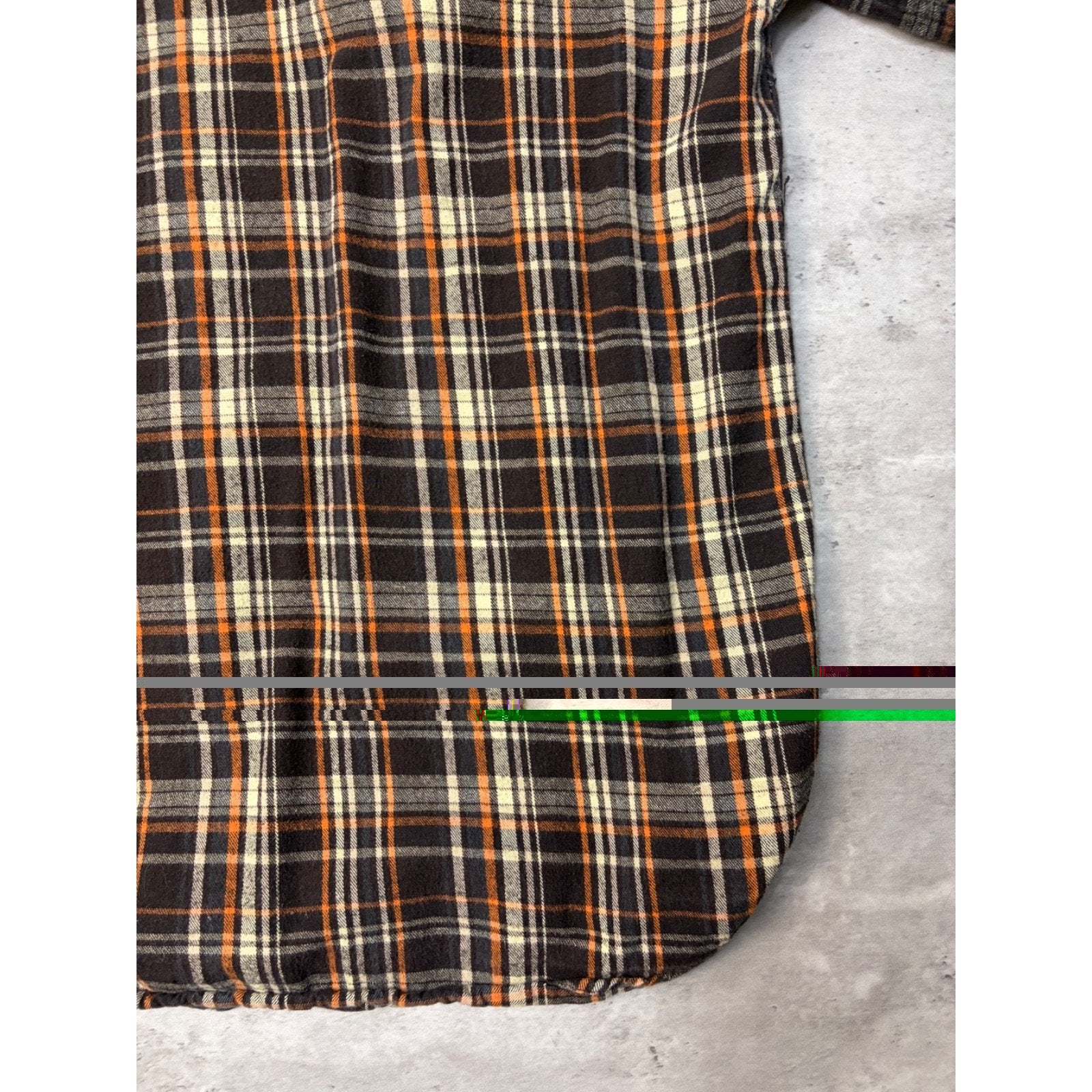 Vintage Dickies Plaid Pearl Snap Long Sleeve Flannel Button Up Shirt Size XLT