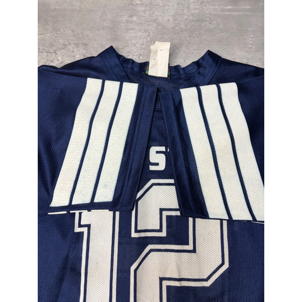 Vintage 90s Penn State Nittany Lions #12 NCAA YOUTH Football Jersey Size Large