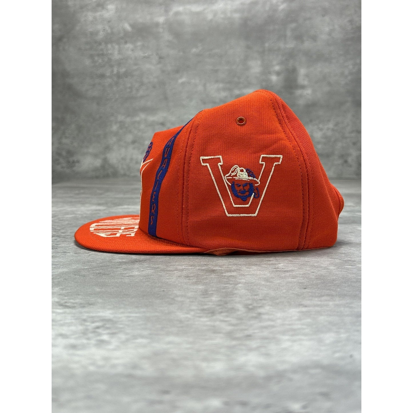Vintage 80s/90s Virginia Cavaliers NCAA Graphic Spellout Logo Snapback Hat