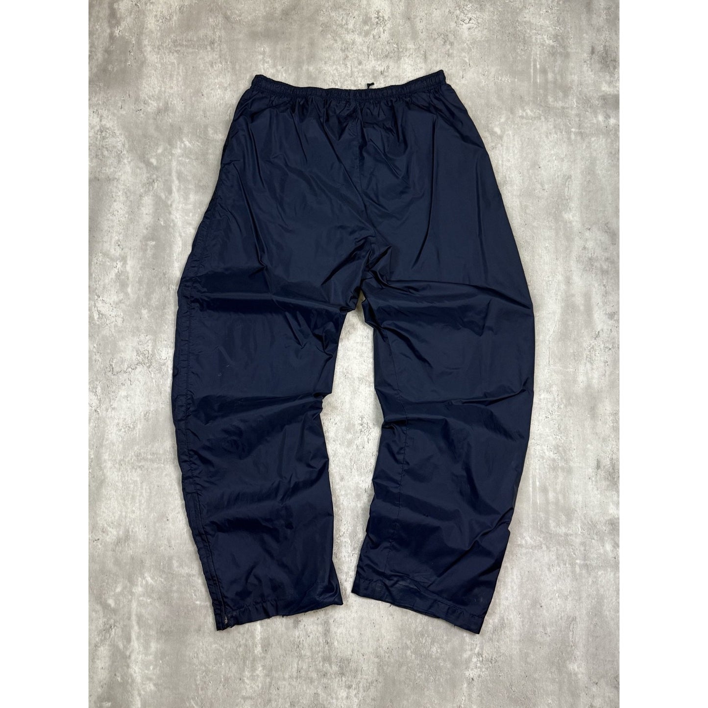 Vintage 2000s Nike Embroidered Swoosh Nylon Track Pants Size Large