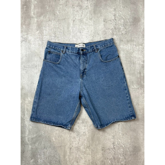 Vintage Faded Glory Original Medium Wash Denim Shorts Size 36 Blue