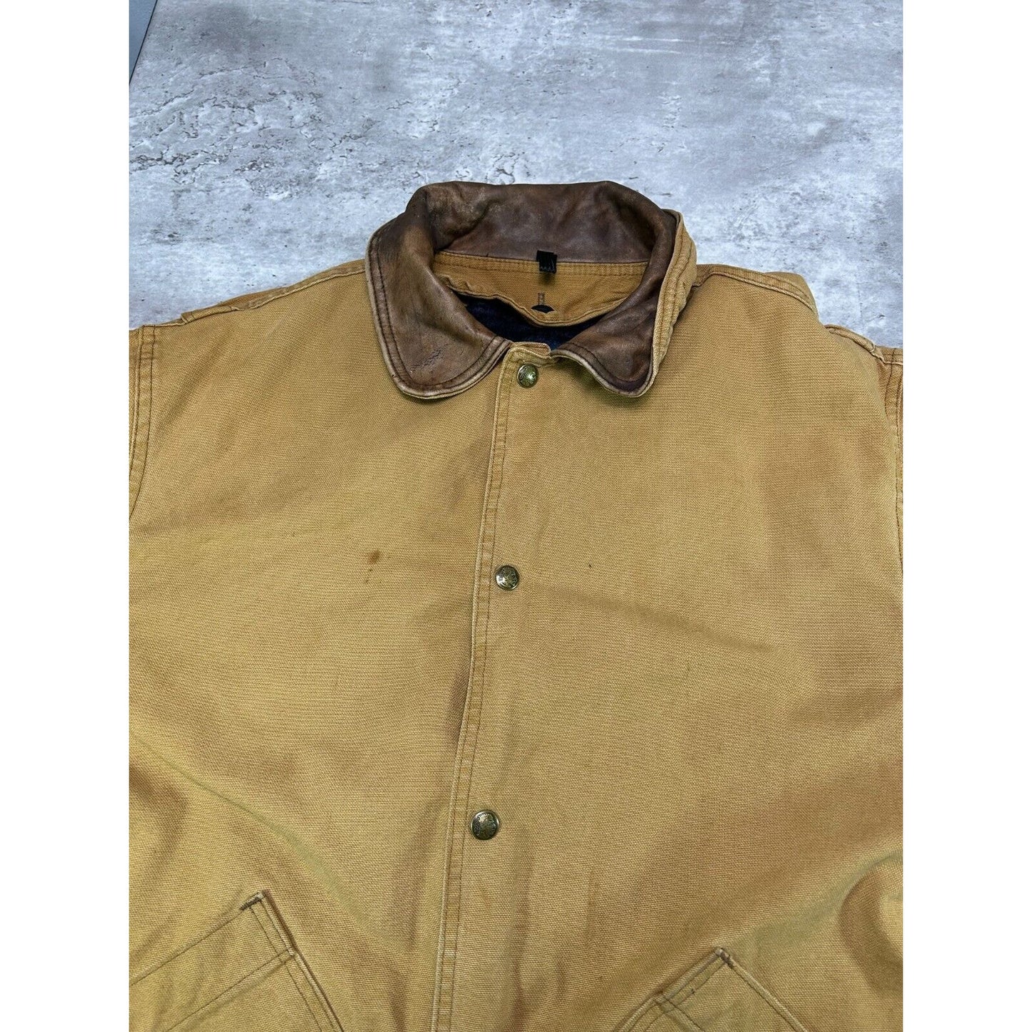 Vintage 80s/90s Woolrich Blanket Lined Canvas Double Pocket Jacket Size Medium