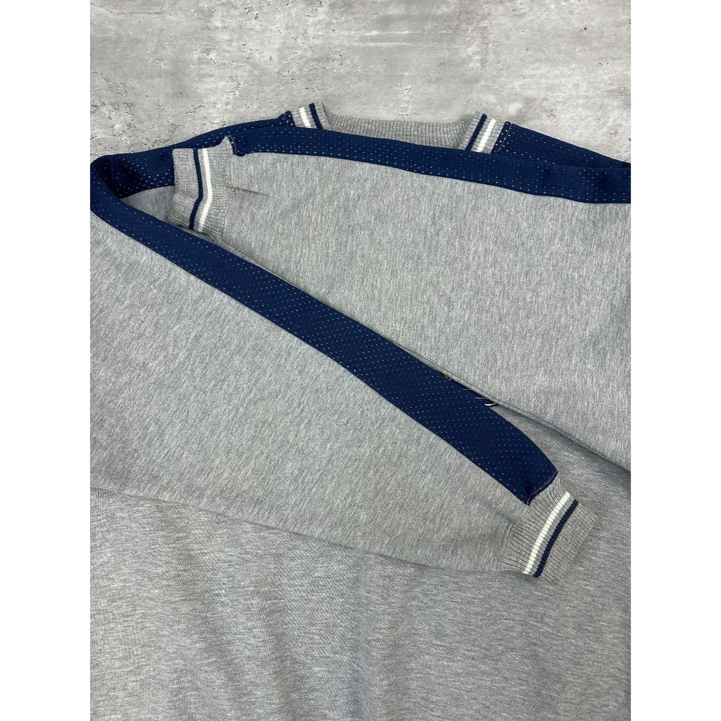 Vintage St Louis Blues NHL Embroidered Spellout Hockey Sweatshirt Size Large