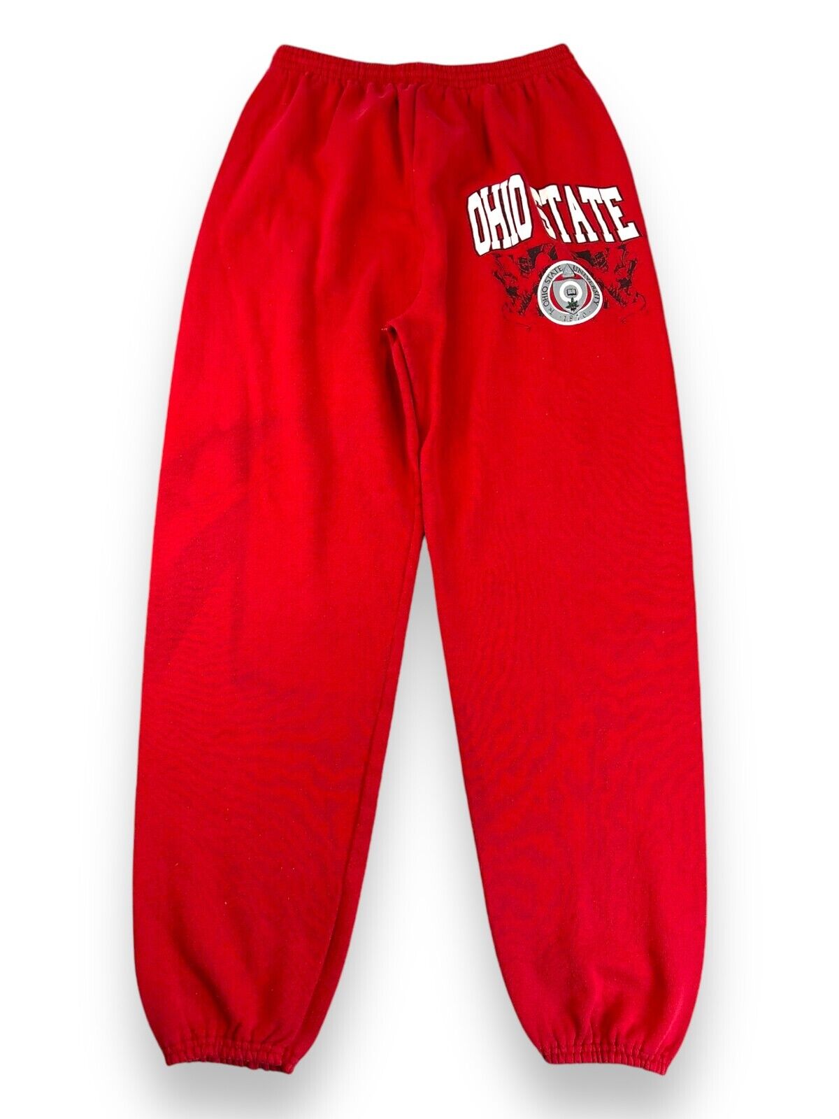 Vintage 90s Ohio State Buckeyes NCAA Graphic Crest Spellout Sweat Pants Sz Large