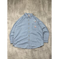 Vintage Dale Earnhardt #3 Nascar Embroidered Denim Button Up Shirt Size XL