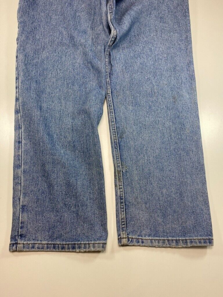 Vintage 90s Tommy Jeans Light Wash Denim Straight Fit Pants Size 33W Blue