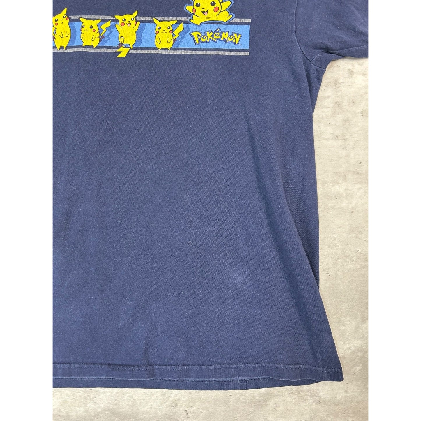 Vintage 1999 Pokemon Pikachu Graphic Tv Show Promo T-Shirt Size Large