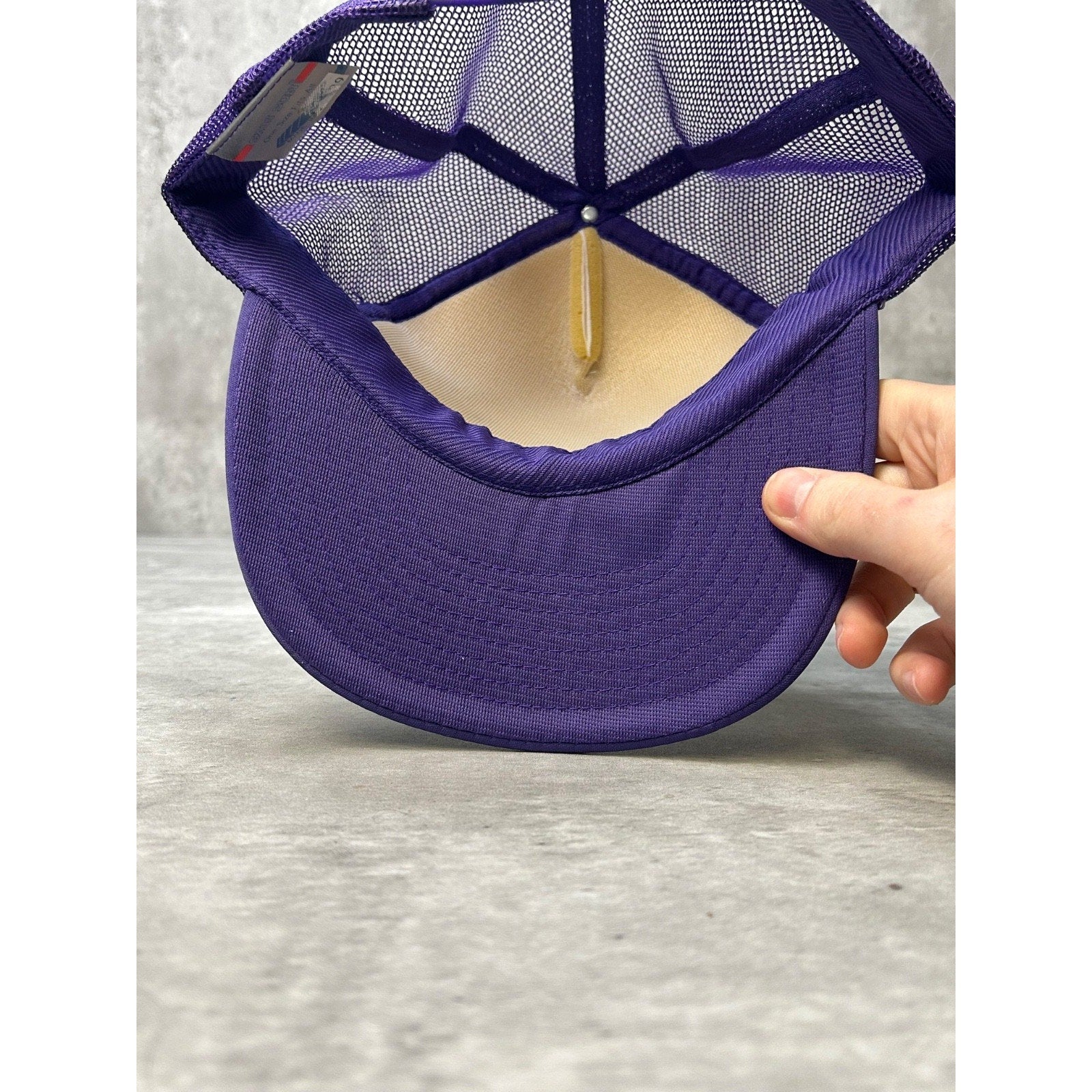 Vintage 80s Pioneer Auto Show Antique Car Graphic Trucker Snapback Hat OSFA