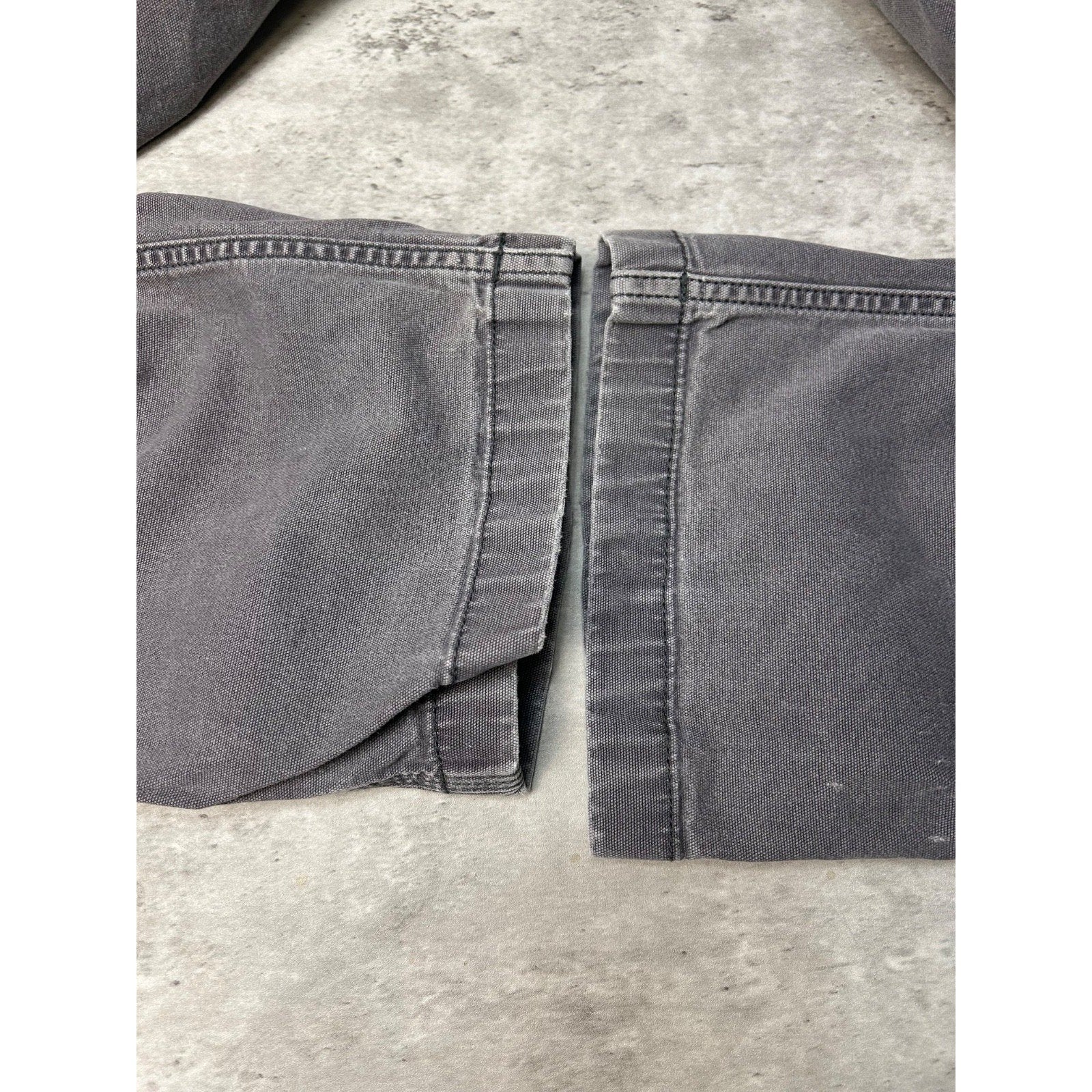 Carhartt Relaxed Fit Canvas Workwear Grey Cargo Pants Size 35