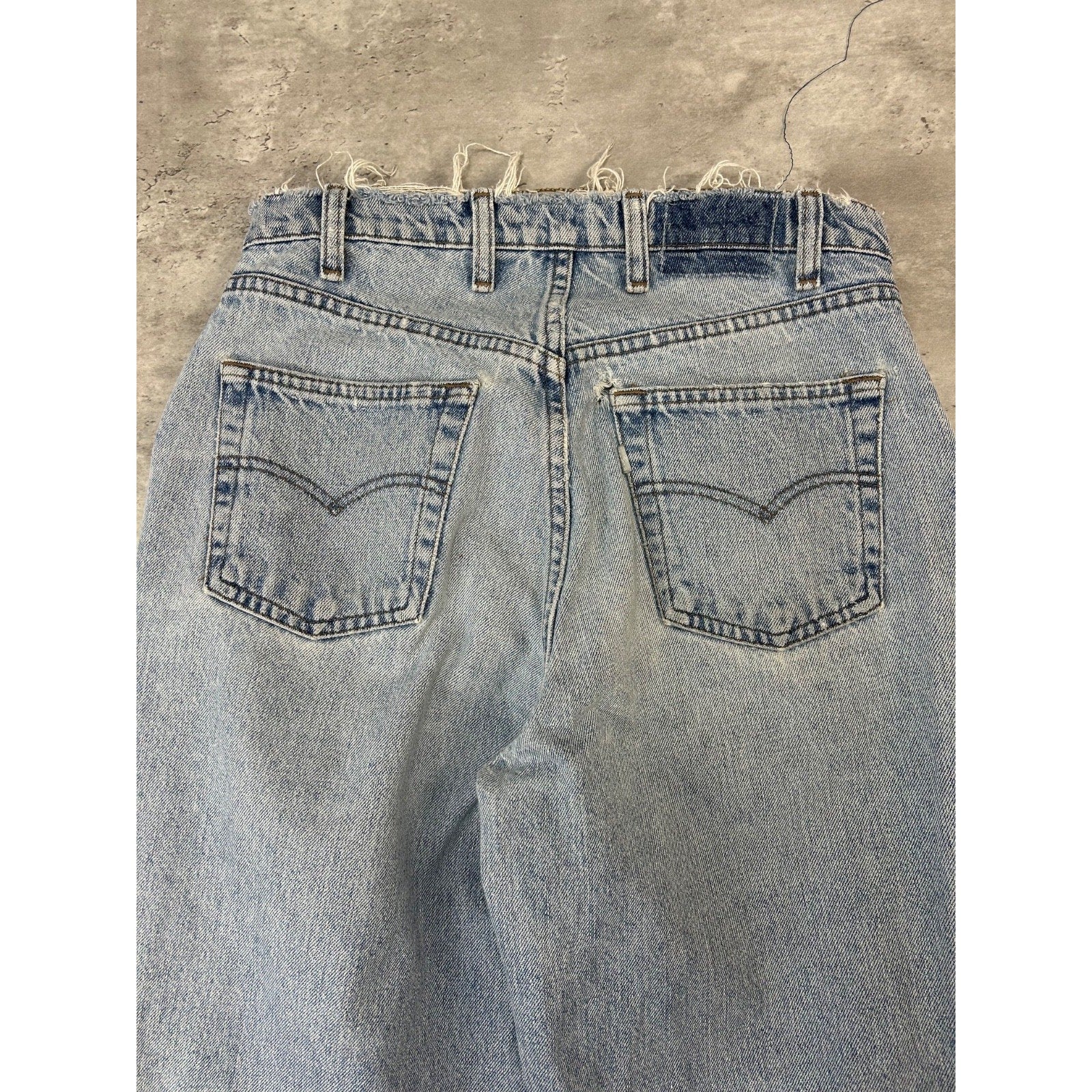 Vintage Levi's Silvertab Light Wash Denim Baggy Fit Pants Size 30