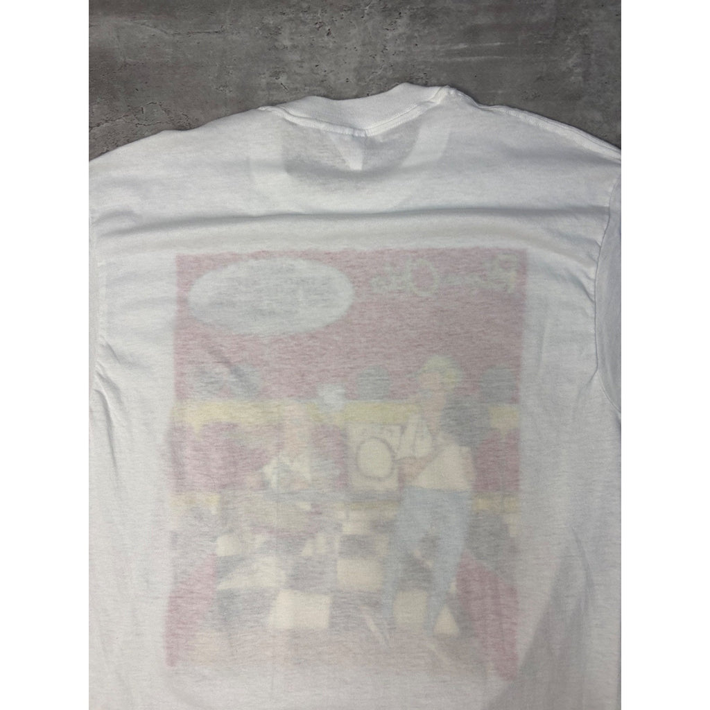 Vintage 90s Pete & Clete Out Of Shape Bowling Graphic T-Shirt Size Large