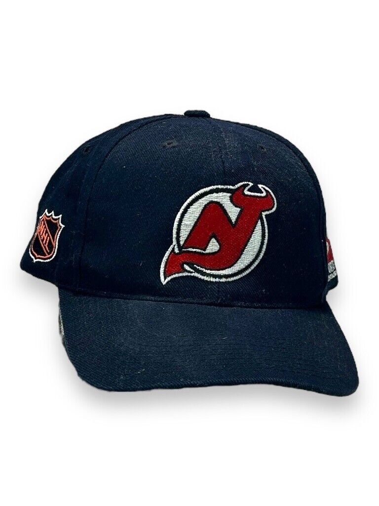 VTG 90s New jersey Devils NHL Sports Specialties Plain Logo Snapback Hat OSFA