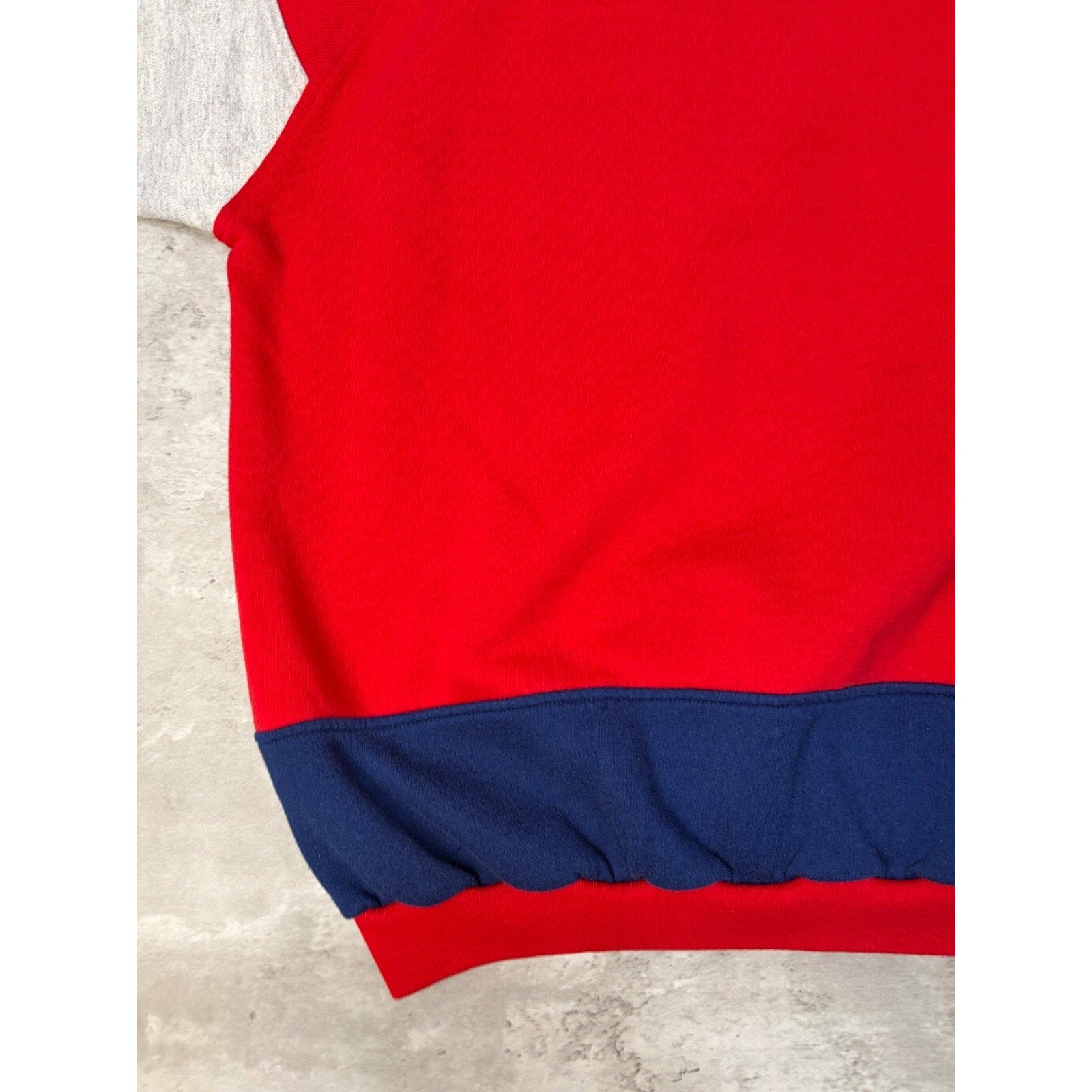 VTG 80s Buffalo Bills NFL Embroidered Logo Spellout Crewneck Sweatshirt Sz Large