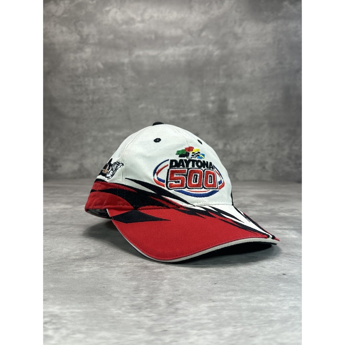 Vintage 2005 Daytona 500 NASCAR Disney Mickey Embroidered Strapback Hat OSFA