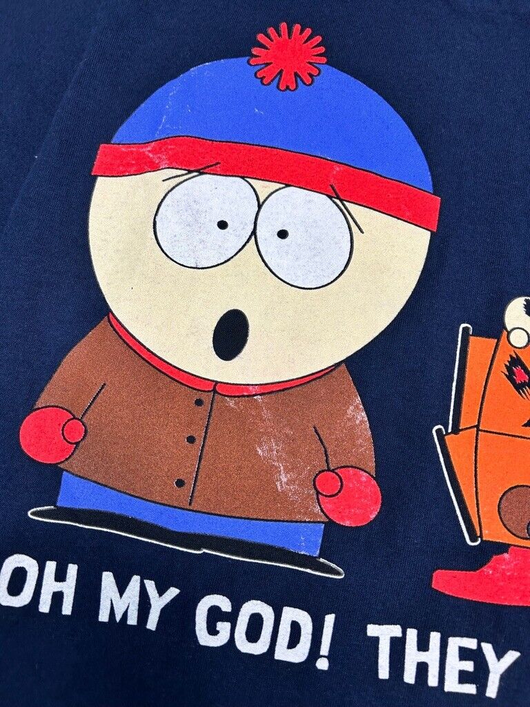 Vintage 1997 South Park They Killed Kenny Tv Show Promo T-Shirt Size Large 90s