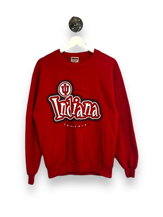 Vintage 90s Indiana Hoosiers NCAA Collegiate Spell Out Sweatshirt Size Medium