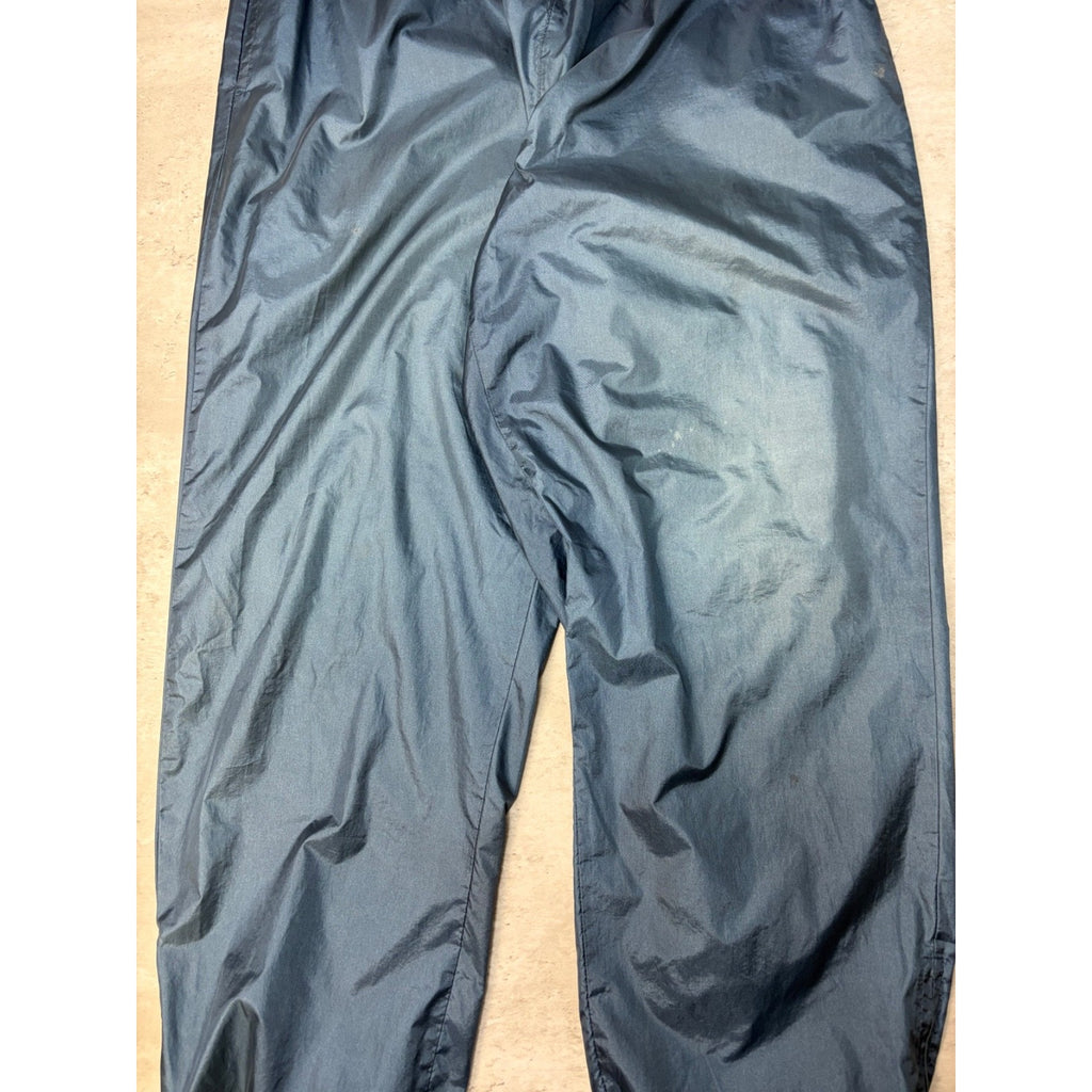 Vintage 90s Michigan Wolverines NCAA Embroidered Logo Windbreaker Pants Size XL