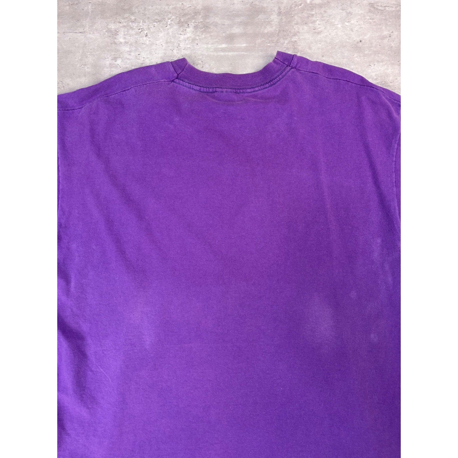 Vintage 1993 Minnesota Vikings NFL Spellout Graphic Button Up Shirt Size XL