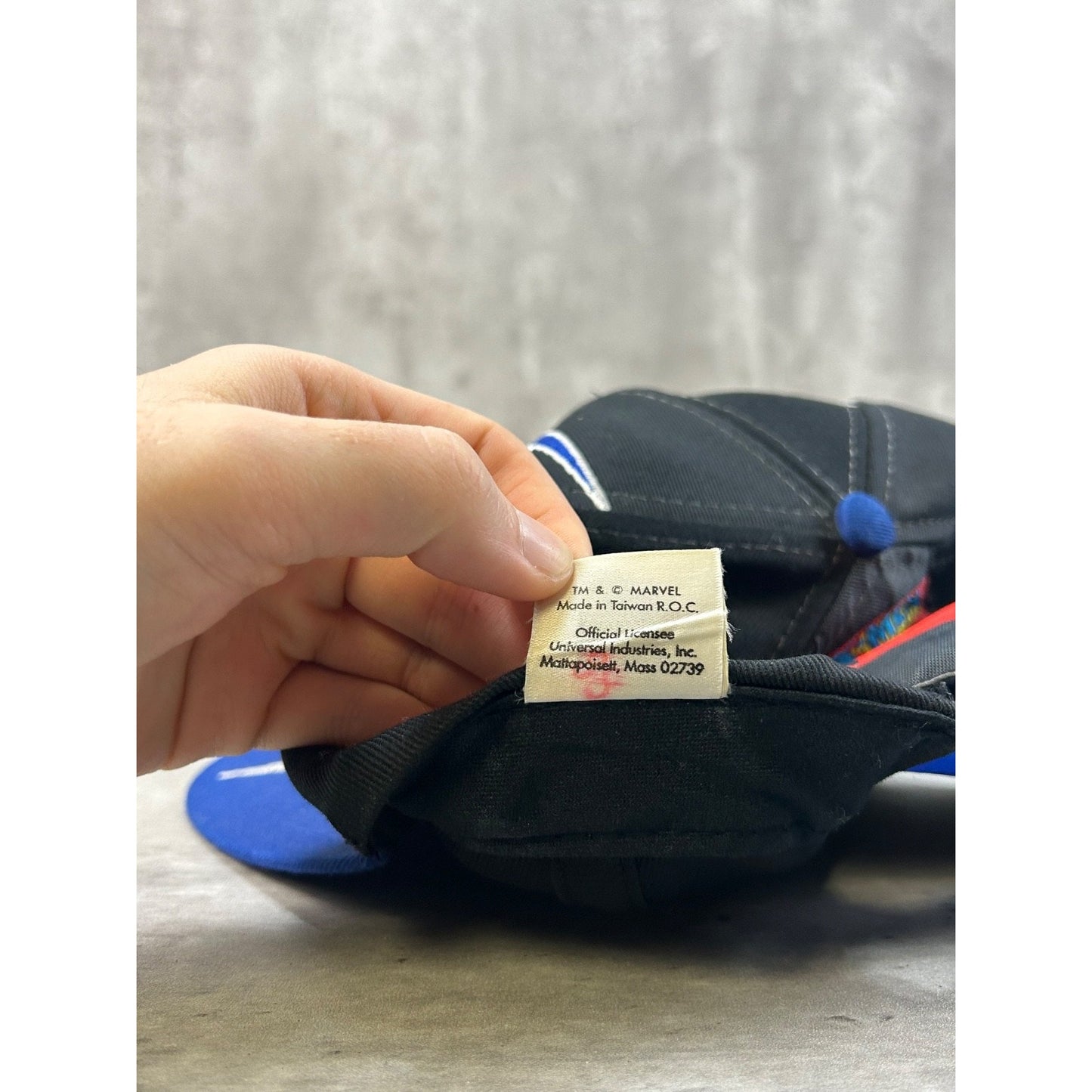 Vintage 90s X-Men Mutant U Wolverines Embroidered Comic Snapback Hat OSFA