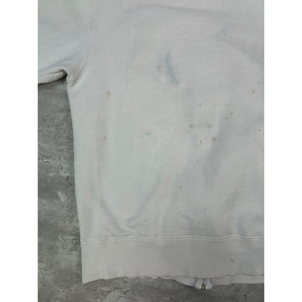 Vintage 2000s Fox Riders Co. Embroidered Full Zip Hooded Sweatshirt Size Large