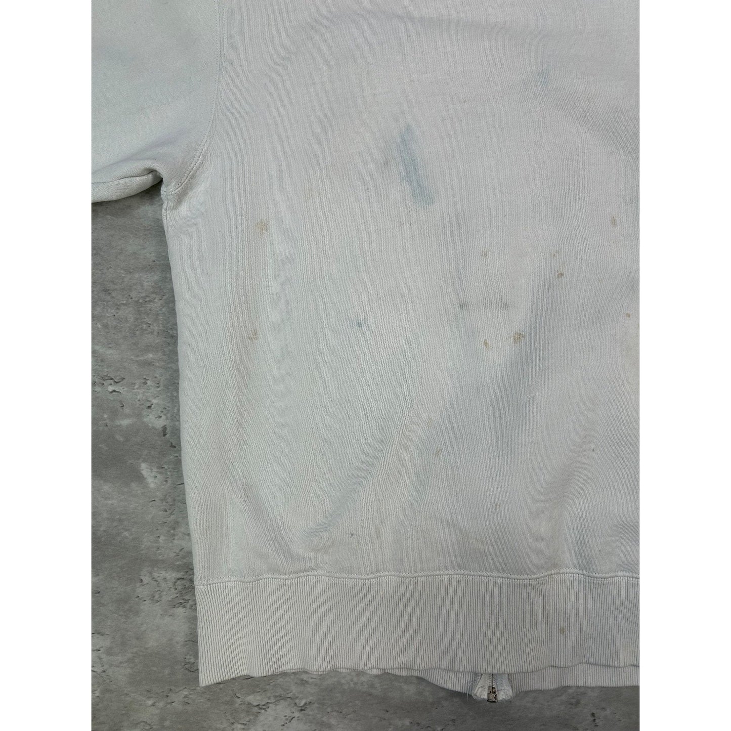 Vintage 2000s Fox Riders Co. Embroidered Full Zip Hooded Sweatshirt Size Large