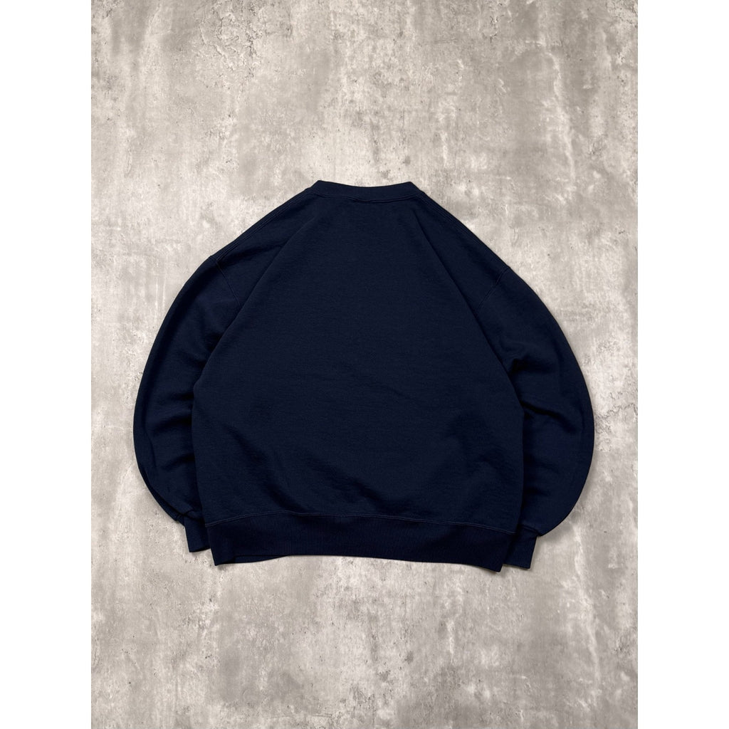 VTG 90s Notre Dame Fighting Irish Clover Spellout Graphic Sweatshirt Size Large