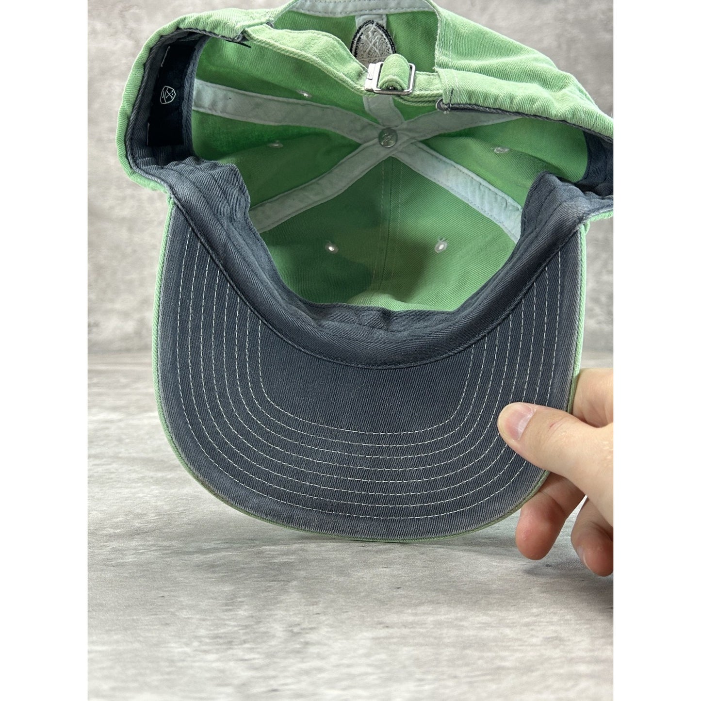 Vintage 2000s Nike Embroidered Swoosh Strapback Hat OSFA Green